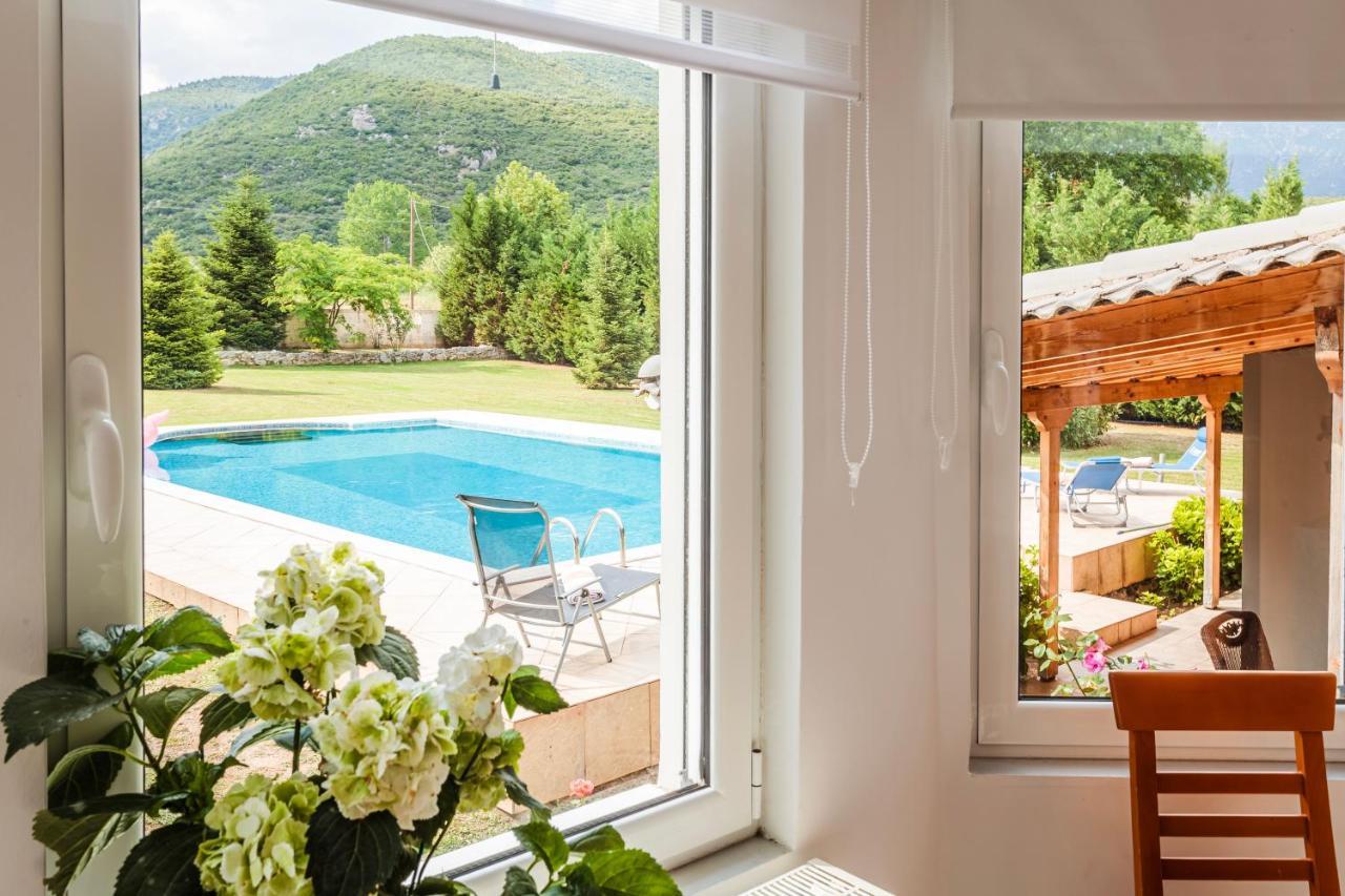 Villa Stymfalia - Luxury Mansion With Private Pool Karteri  Zewnętrze zdjęcie